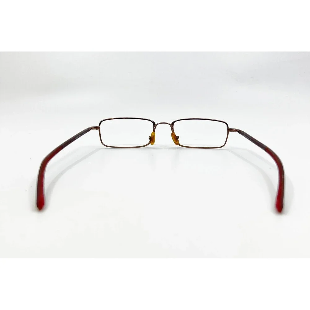 Nike Eyeglasses Mens Brown Flexon 4152 200 Rectangular Metal 51-18-140